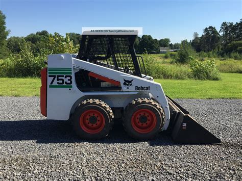 753 skid steer|753 bobcat tire size.